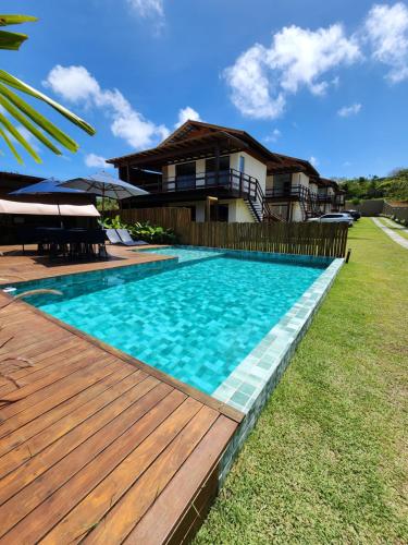 A szálláshely kívülről, Charme da Lagoa Aruá, piscina e churrasqueira privativas (Charme da Lagoa Arua, piscina e churrasqueira privativas) in Mata De Sao Joao