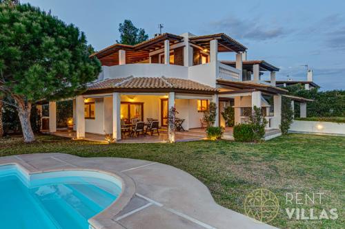 Viesnīcas āriene, Beachfront Villa Armonia in Porto Hydra by goutos properties in Akti Idras (Argolis)