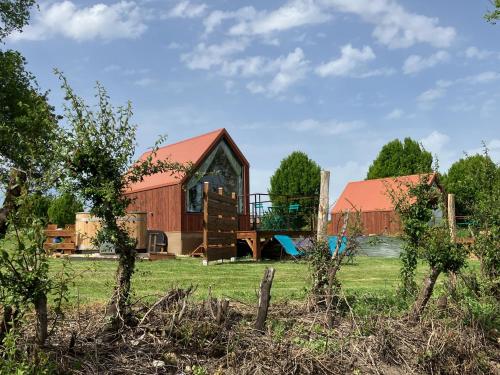 Tiny luxe & Spa privatif - les Figuiers gîte à louer Sainte-Croix-Beaumont