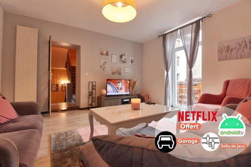 Maison LAMARTINE - Plein Centre-Ville Avec Garage & Jeux - Location saisonnière - Saint-Claude