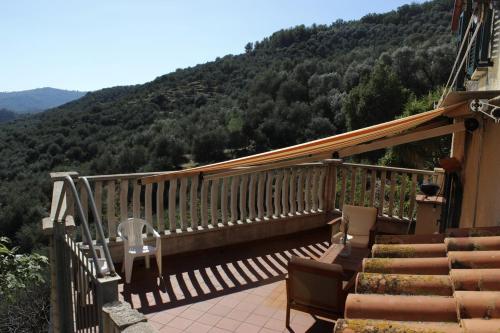 Kilátás, HOST4U - Cozy Terraced House with Beautiful View on the Olives Valley in Montegrazie
