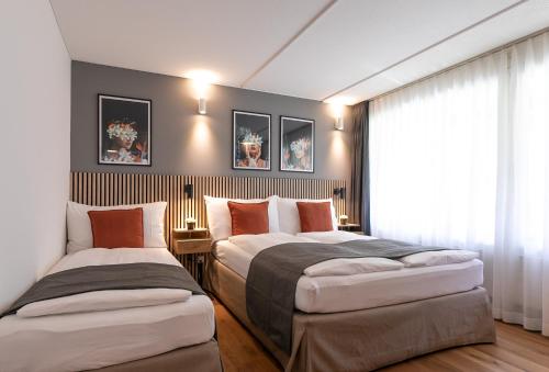 Spirit Apartments - Balkon - Bergsicht in Engelberg