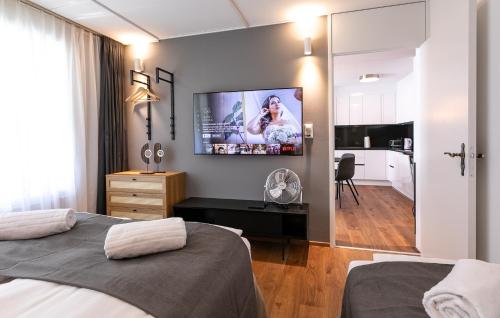 Instalaciones, Spirit Apartments - Balkon - Bergsicht in Engelberg