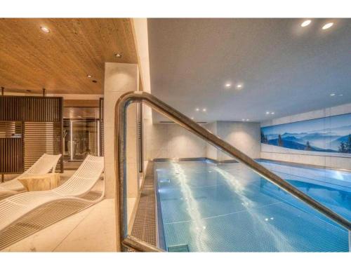 Luxurious 4-room Apartment With Swimming Pool, Gym, Spa And Parking - Megève