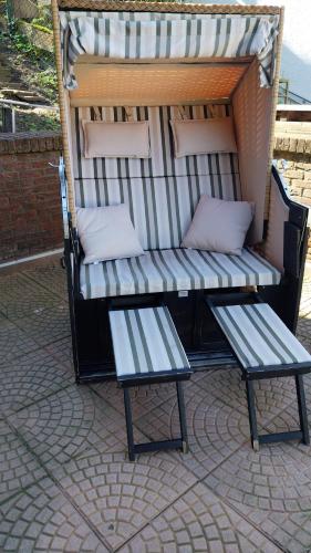 景觀, Ferienwohnung Weinberg mit tollem Moselblick in 奧伯費爾