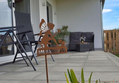 Balkons/terase, Ferienwohnung dolce casa in Glött
