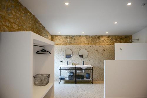 浴室, Casa Rural Mas Homs in 比拉德穆爾斯