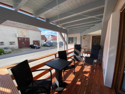 Rõdu/terrass, Ferien & Business Apartments Hohenfels in Hohenfels (Baden-Wurttemberg)