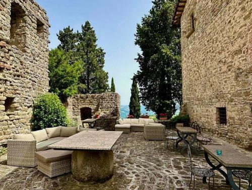 外部景觀, Castello Di Petroia Dimora d'Epoca in 古比歐