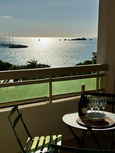 Beautiful apartment stunning view of the Lion de Mer near Les Arcades