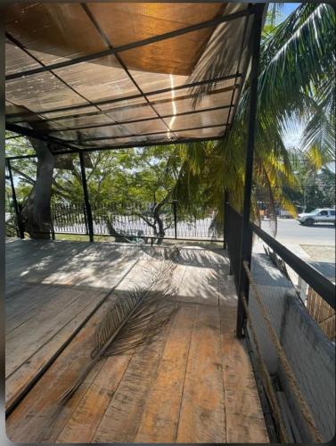 Balkons/terase, La Casa del Arbol in Chuburná