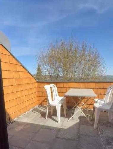 شرفة/ تراس, Ausblick in Heumaden