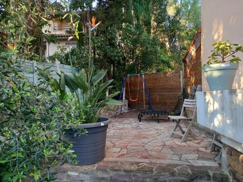 Garden, charmant appartement calme a 400 m de la plage near La Table Du Boucher