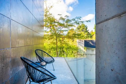 Dvouloznicovy mezonetovy apartman se dvema koupelnami v rodinne vile in Prague 16