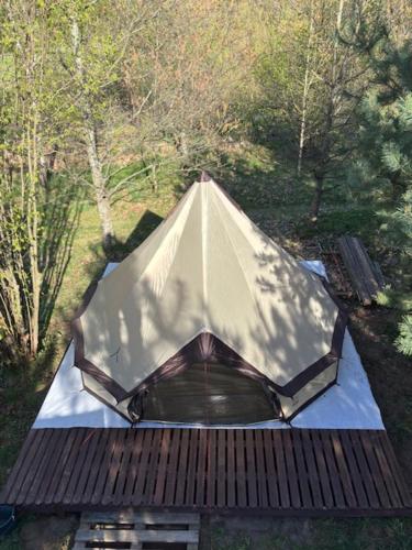 Glamping under the pines in Vėliučionys