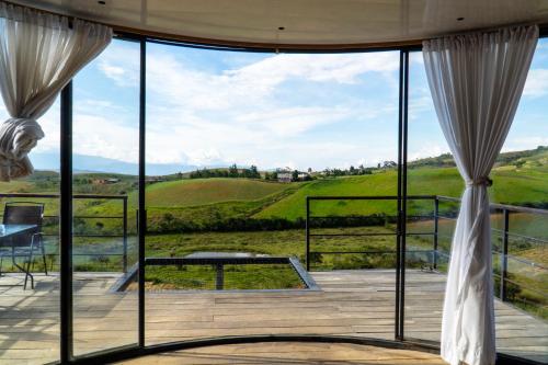 발코니/테라스, Oasis Barichara in 산 힐
