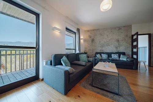 Panorama Gór - Centrum Miasta, Apartament z widokiem na Szrenicę, Szklarska Poręba (foto 7)