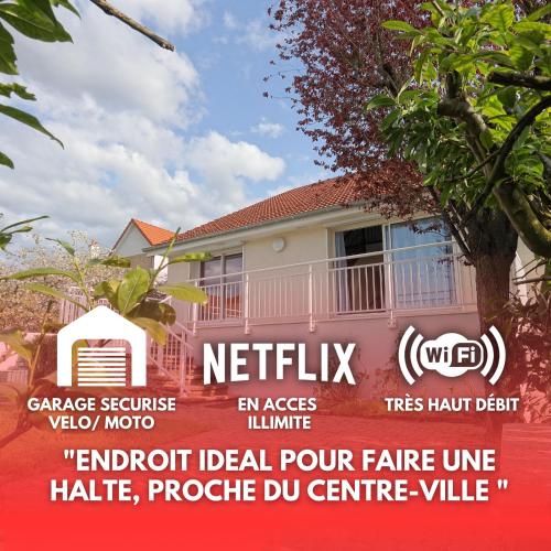 Proche Centre, Gare, Parc, Parking by Maison Bonhage - Chambre d'hôtes - Chaumont