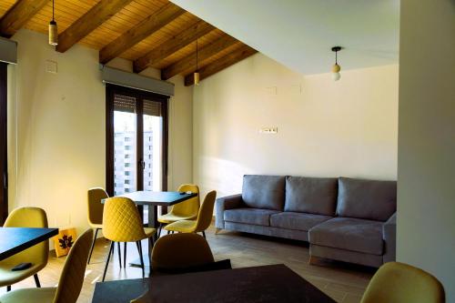Koplietošanas atpūtas telpa ar TV, Hotel Rural El Pingón (Hotel Rural El Pingon) in Manzanal de Arriba