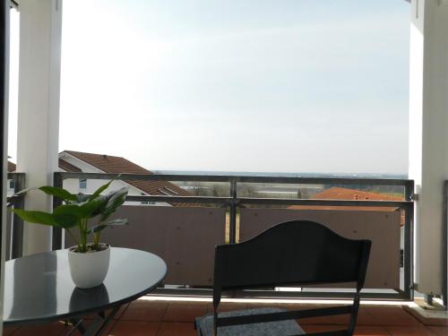 Terraza/balcón, Susis Wohnung mit schöner Aussicht (Susis Wohnung mit schoner Aussicht) in Tettnang