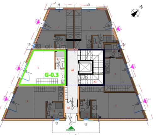 Mini Condos 3 D1, Ground floor with private patio, Tivat (Foto 2)