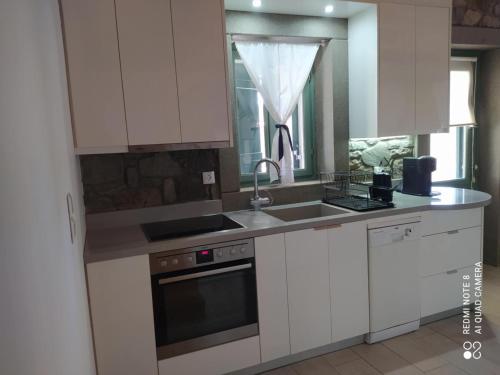 廚房, The Nomad Stone House in 康蒂亞斯 (利姆諾斯)