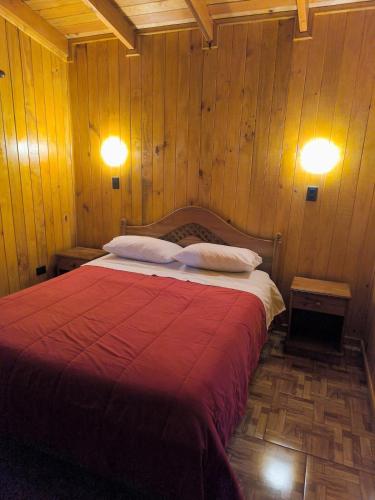 AMAVAL Cabaña nueva hasta 7 personas full equipada 2 habitaciones calefacción a leña
