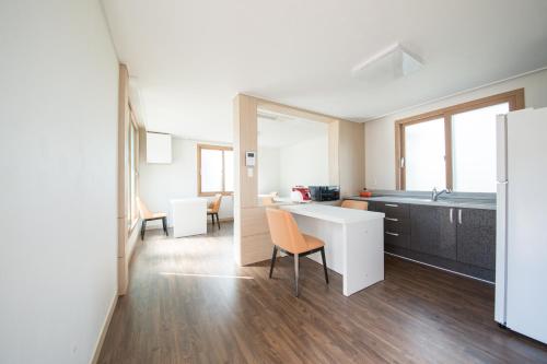 Kitchen, J Raum Boutique Pension near Hangyeong Clinic