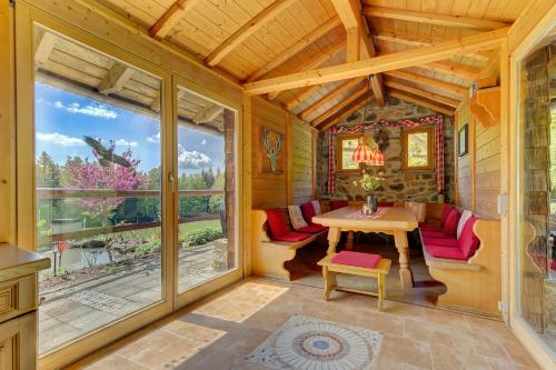 花園, Haus Jägerfleck, Ihre Ferienwohnungen am Nationalpark Bayerischer Wald (Haus Jagerfleck, Ihre Ferienwohnungen am Nationalpark Bayerischer Wald) in 施皮格勞