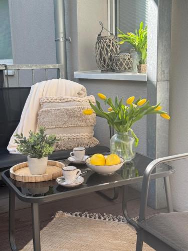 Komfort - Suite zentral, mit Balkon und Waschmaschine, Düsseldorf (photo 2)