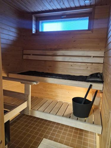 Sauna, Cozy two-bedroom apartment with sauna in Rauma City Center