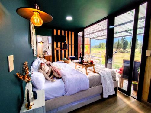 Romántico Glamping tipo contenedor con Jacuzzi cerca al lago de Paipa (Romantico Glamping tipo contenedor con Jacuzzi cerca al lago de Paipa) in Canocas