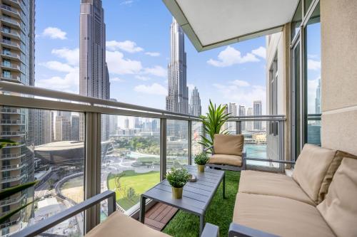 Durrani Homes - Modern Living 3br with Burj Khalifa and Fountain View - third room without partition, Дубай (фото 4)