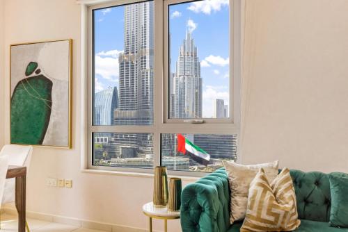 Durrani Homes - Modern Living 3br with Burj Khalifa and Fountain View - third room without partition, Дубай (фото 2)