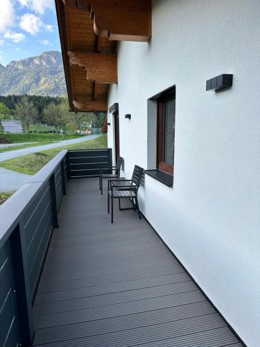 شرفة/ تراس, Chalet Giusto in Kotschach