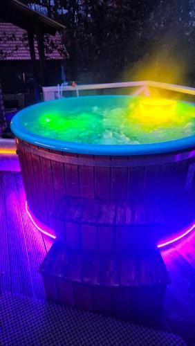 Hot tub, Atostogu namas su baseinu, jacuzzi ir pirtimi in Sendvario