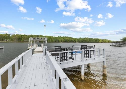 Modern Charm with Rare Flat Lot Dock Game Area in Winchester 