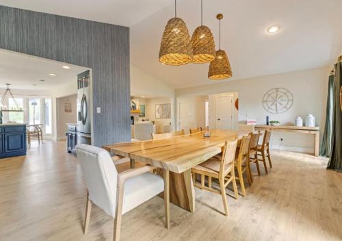 Modern Charm with Rare Flat Lot Dock Game Area in Winchester 