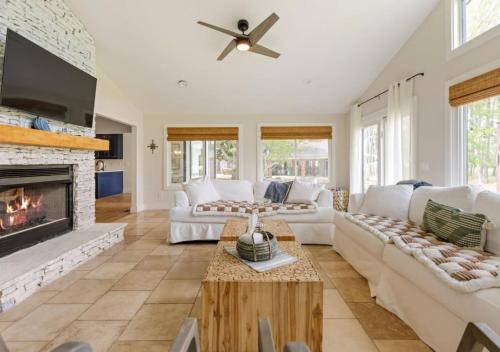 Modern Charm with Rare Flat Lot Dock Game Area in Winchester 