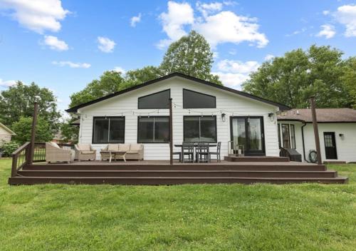Modern Charm with Rare Flat Lot Dock Game Area in Winchester 