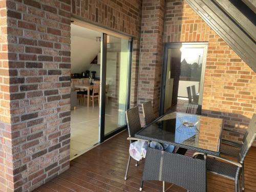 Erkély/terasz, Ferienwohnung direkt am See in Kalkar