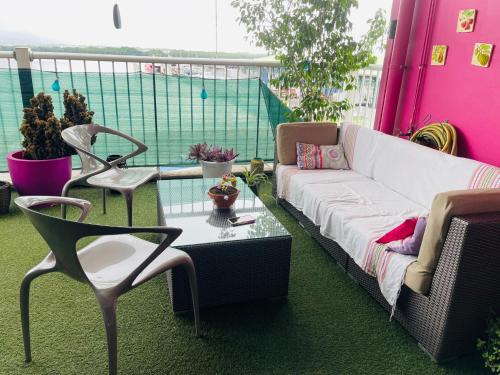 Terraza/balcón, Chambre spacieuse Pour 2 personnes in Baimbridge