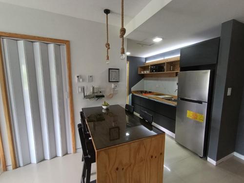 주방, Exclusivo Apartamento con Piscina y Wi-Fi in 엘 비네도 발렌시아