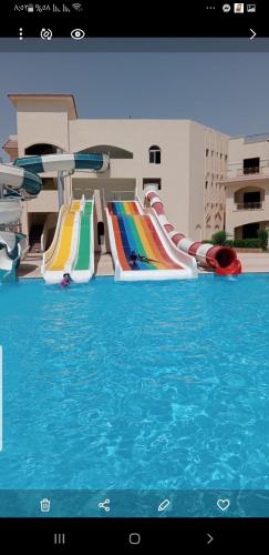 Laserina Palm Beach for families only with ground floor with big garden there is entrance extra fees in Ain Sokhna