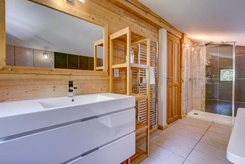 Koupelna, Chalet la Ficle in Le Biot