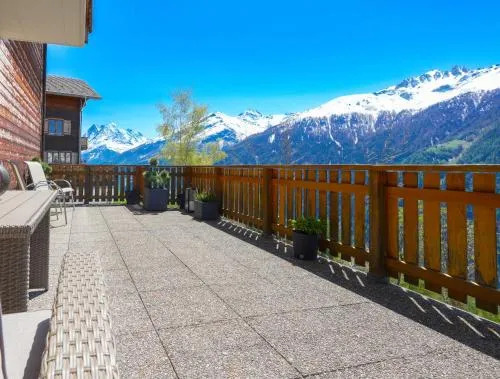 Appartement Tsandelanne avec terrasse panoramique, Val d'Hérens in Saint-Martin, Schweiz