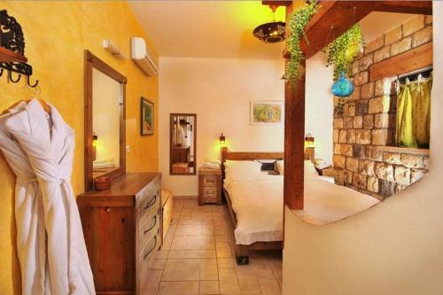 A szálláshely kívülről, Shwartzimmer in Rosh Pina