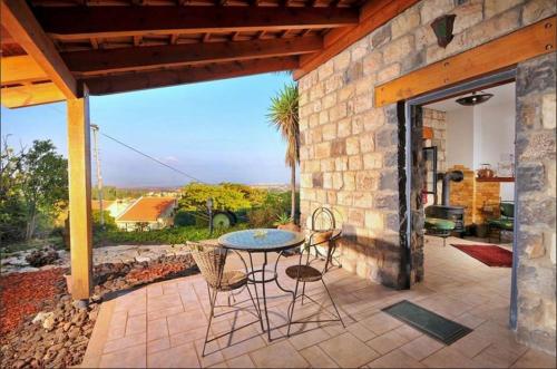 A szálláshely kívülről, Shwartzimmer in Rosh Pina