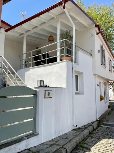 Bejárat, Plane Tree House in Proti
