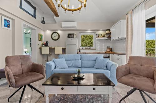 Közös társalgó / TV, Villa Krasna Kuca for 5 people near Labin - Rabac with private heated pool in Breg